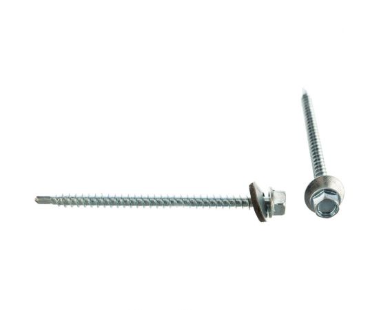 Кровельный саморез Tech-Krep КР ZP сверло 4,8х76 30 шт, коробка с окном 124636 – изображение 6