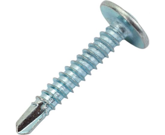 Саморез с прессшайбой Steelfix сверло, 4,2х25, 0.5 кг, 207 шт. ПШС422505 – изображение 4