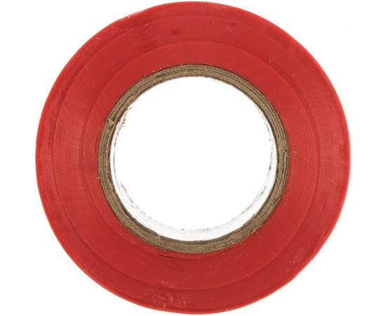 Изоляционная лента STEKKER 0,13x19 мм, 20 м, красная, INTP01319-20 32838 – изображение 5