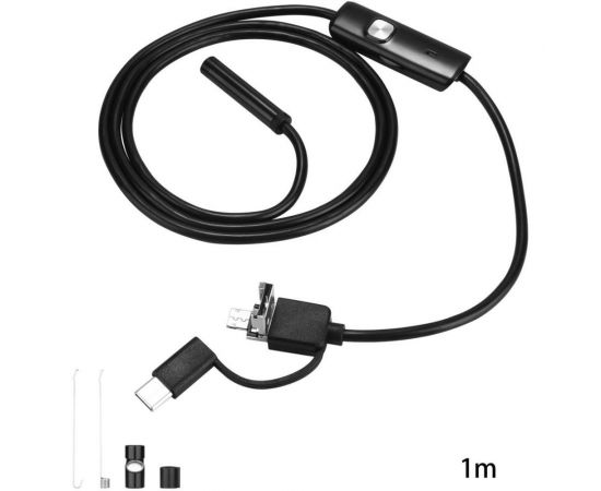 Водонепроницаемый эндоскоп DEKO WEC-1 1м, Micro USB, USB, Type-C 065-0153 – изображение 7