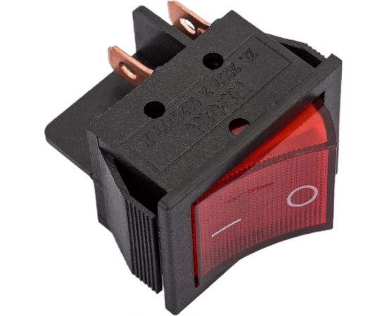 Клавиша Nord-Yada 250V 30А (мощная) красная с подсветкой (4контакта) ON-OFF (2шт в упаковке) 905462 – изображение 4