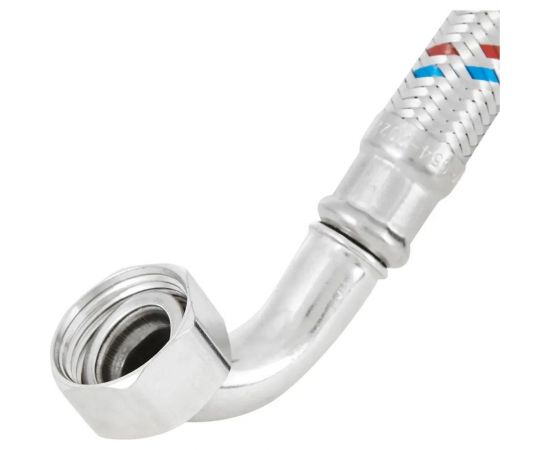 Подводка для воды ДТРД 60 см 1/2" г/г угл 6012ГГУ – изображение 2