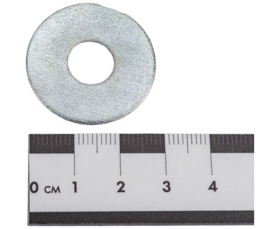 Шайба МЕТАЛЛСЕРВИС М10 DIN 9021 увеличенная, цинк, 50 шт. 1240153 – изображение 2