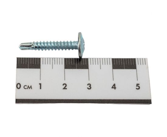 Саморез с прессшайбой Steelfix сверло, 4,2х25, 0.5 кг, 207 шт. ПШС422505 – изображение 2