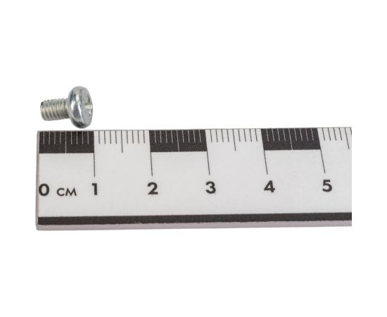 Винт с полусферической головкой МЕТАЛЛСЕРВИС m4x6, din 7985, оцинк., 100 шт. 1242056 – изображение 2