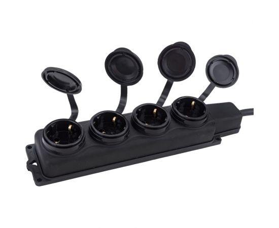 Удлинитель с колодкой Партнер-электро MultiSeason 4гнезда, с заземлением, КГт 3x2,5 16А 10м IP44 ZS119C-410BL – изображение 4