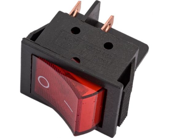 Клавиша Nord-Yada 250V 30А (мощная) красная с подсветкой (4контакта) ON-OFF (2шт в упаковке) 905462 – изображение 3