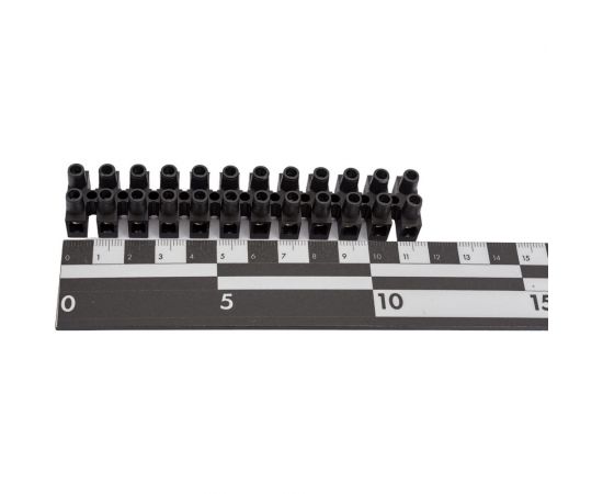 Клемник DKC Полипропилен черный, 12р, 85С, 450V, 32A, 6мм.кв 1шт 43312PL R – изображение 3