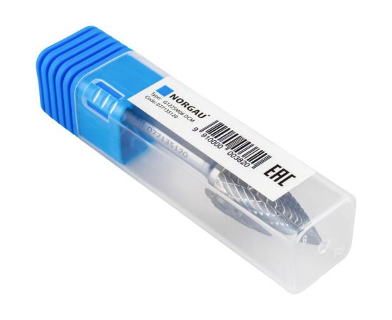 Борфреза твердосплавная форма G (12х25 мм; хвостовик 6 мм) NORGAU 077135120 – изображение 3