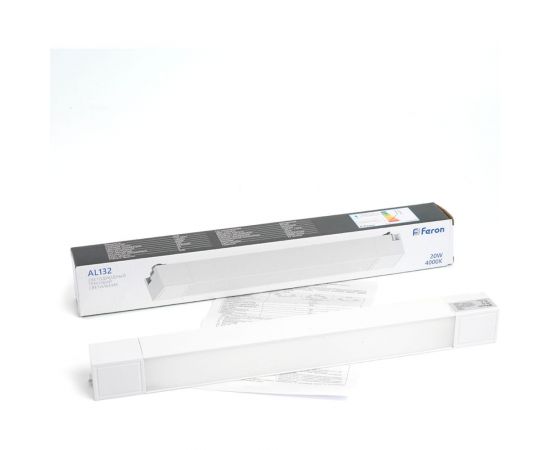 Светодиодный трековый однофазный светильник FERON AL132 на шинопровод 20W 4000K 120 градусов белый 48379 – изображение 3