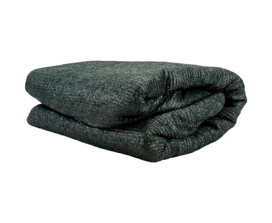 Сетка фасадная (3х10 м; темно-зеленая; затенение 80%) Мегапласт 1502 