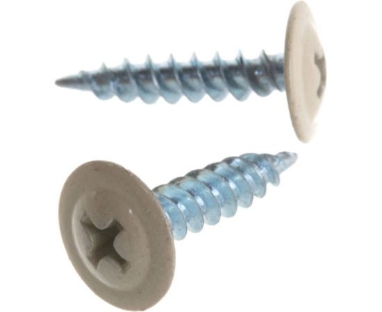 Прессшайба Качественный КРЕПЕЖ 4.2х19 мм, слоновая кость RAL 1014, острая, 220 шт 0200263 КЧ 