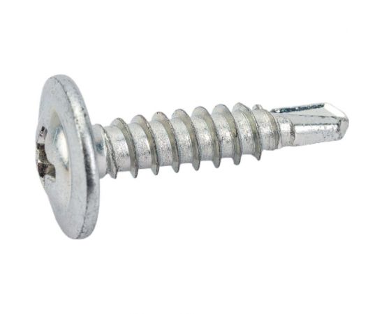 Саморезы Gigant 4,2x19, п/сф, сверло, цинк, 1 кг 123575 