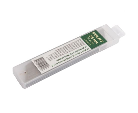 Лезвия сменные сегментированные 10 шт, 25 мм ВОЛАТ 24000-25 