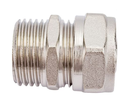 Обжимной соединитель STI латунный, Ду16x1/2"" Ру25, наружная резьба D190-00003 