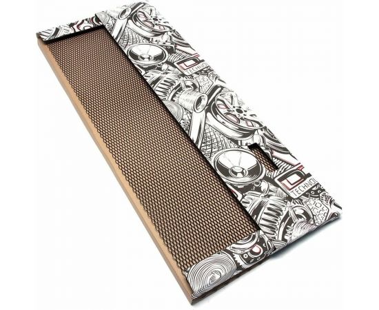 Облицовка радиатора Dreamcar 40x100 см, алюминий, ячейка 10x5 мм, черная DC-000-0002054 