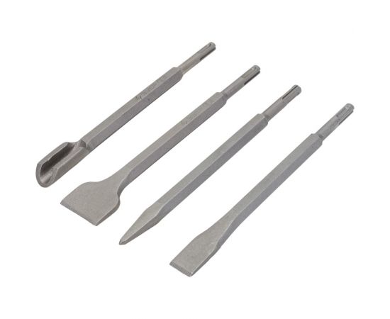 Набор зубил Профессионал БУРАН (4 шт; 250 мм; SDS-Plus) Зубр 29360-H4_z01 