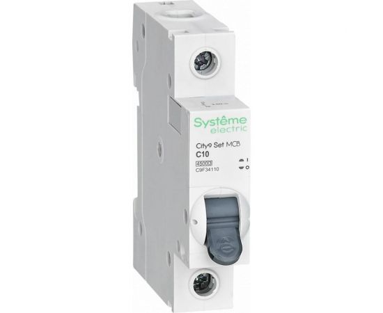 Автоматический выключатель Systeme Electric City9 set ав с 10а 1p 4.5ka 230в C9F34110 