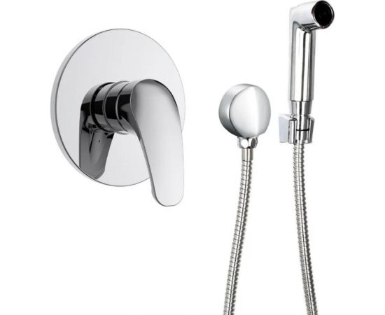 Встраиваемый смеситель OneLife с гигиеническим душем, хром P01-888cr 