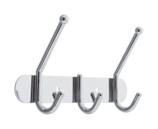 Настенные крючки для полотенец HAIBA металлические, хром HB201-3 