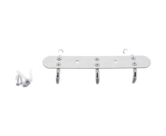 Настенные крючки для полотенец HAIBA металлические, хром HB201-3 – изображение 7