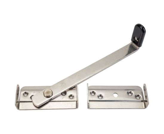 Воротный перекидной засов VORMANN 250/115x25/55x2 мм, нержавеющая сталь 010084000 – изображение 3