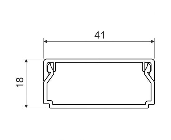 Магистральный кабель-канал KOPOS комплект 2 метра LHD 40X20_I2 – изображение 3