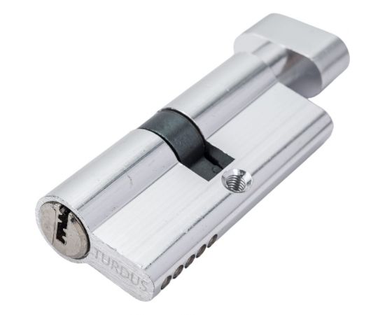 Цилиндр PALIDORE алюмин. А 70 PC (ключ/завертка, хром бл.) TURDUS 98760952 – изображение 9