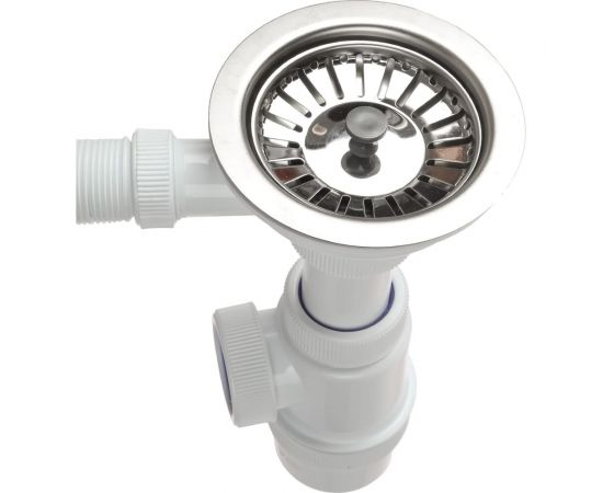 Сифон для кухонной мойки 3 1/2 Viprlast by Wirquin с круглым переливом 30987137 – изображение 8