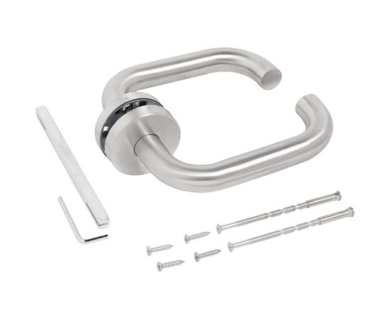 Комплект ручек Стандарт 0203 SS (60-90) INOX нерж. сталь 14873 – изображение 3