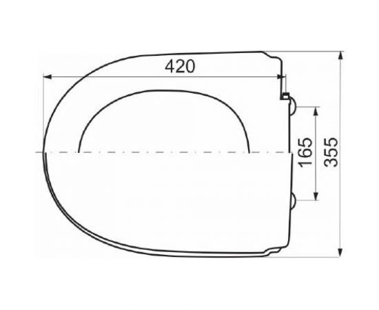 Сиденье Sanita дюропластовое, с пластиковым креплением, микролифт к компактам (Идеал, Стандарт, Виктория, Лада, Марс) 20975010 00000061410 – изображение 2