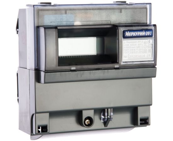 Счетчик Инкотекс Меркурий 201.2 1ф 5-60А 220В 32416 28045 – изображение 2