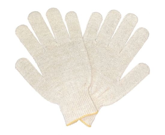 Трикотажные перчатки с ПВХ ПРОМПЕРЧАТКИ 5 нитей, 10 класс, белые, 200 пар ПП-27000/200 – изображение 4