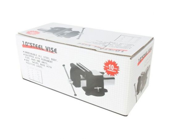 Слесарные поворотные тиски с захватом 10 дюймов JTC 3125 – изображение 2