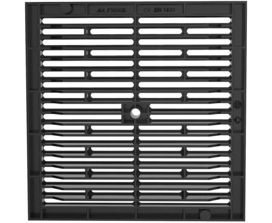 Пластиковая решетка Стилот SteeStart 300x300 мм, А15 черная Р3030В – изображение 3