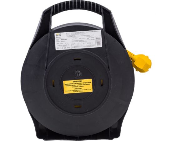 Катушка с термозащитой IEK ""Industrial"" УК10 4 места, 2Р+PЕ, 10м, 3х1,5 мм2 WKP15-16-04-10 – изображение 6