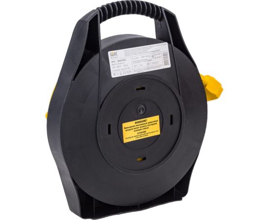 Катушка с термозащитой IEK ""Industrial"" УК10 4 места, 2Р+PЕ, 10м, 3х1,5 мм2 WKP15-16-04-10 – изображение 5