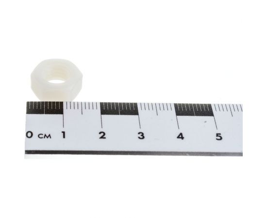 Шестигранная полиамидная (пластиковая) гайка DINFIX DIN 555, М8, 10 шт. 00-00001224 – изображение 2