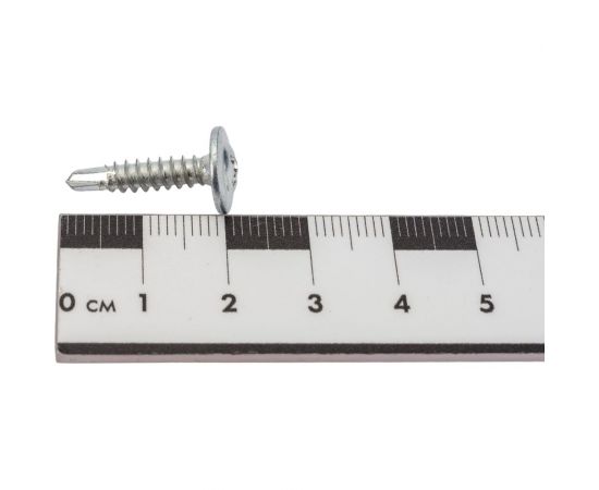 Саморезы Gigant 4,2x19, п/сф, сверло, цинк, 1 кг 123575 – изображение 2