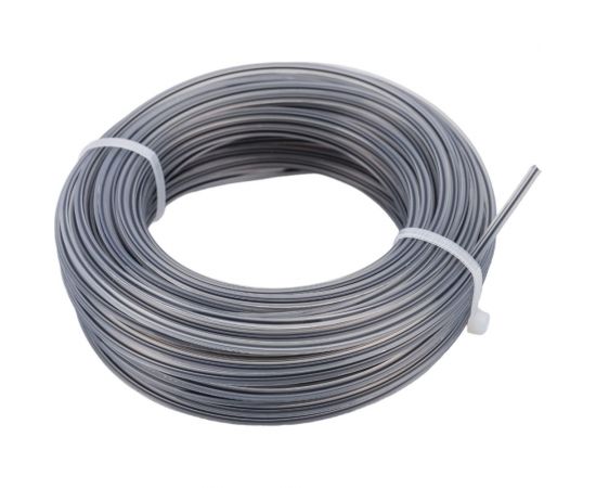 Леска для триммера 2.4 мм, 15 м, звезда с графитовым наполнителем, серебро TORGWIN S25693 – изображение 4