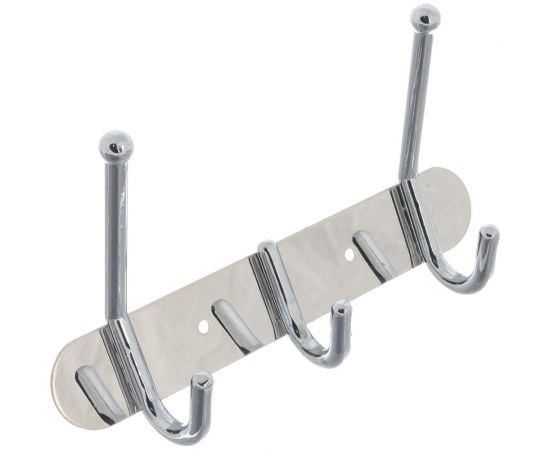 Настенные крючки для полотенец HAIBA металлические, хром HB201-3 – изображение 2