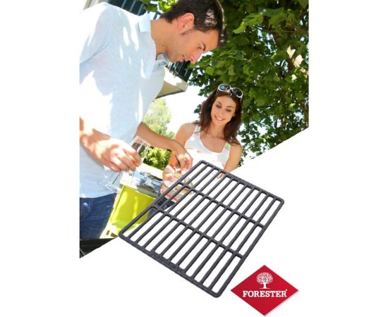 Чугунная решетка-гриль Forester 40x30 см, с керамическим антипригарным покрытием CI-05 – изображение 4