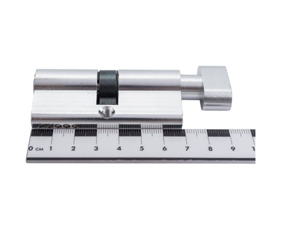 Цилиндр PALIDORE алюмин. А 70 PC (ключ/завертка, хром бл.) TURDUS 98760952 – изображение 2