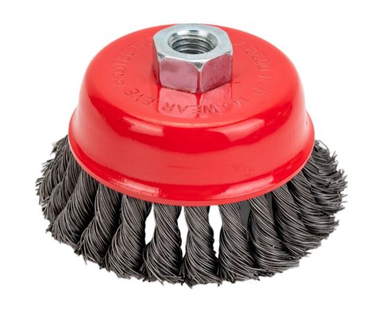 Щетка корщетка чашка YIDA 100 мм, М14, жесткая проволока TORGWIN T388917 