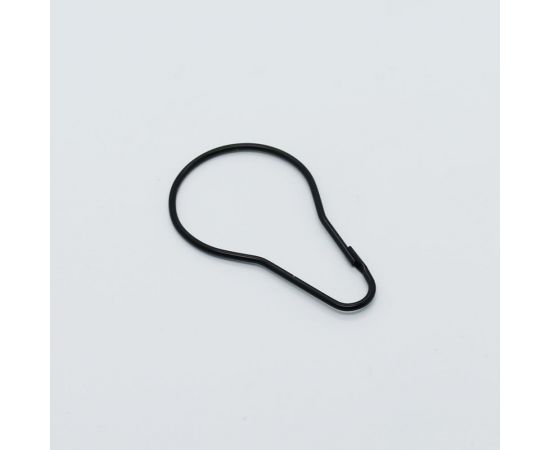 Набор колец для шторы в ванную комнату IDDIS цвет черный RINMBL0i15 