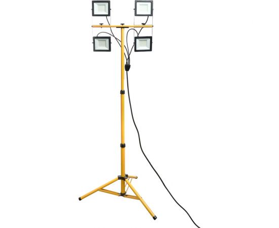 Прожектор на штативе FERON 4*50W 6400К 220V черный IP65, LL-50 48507 