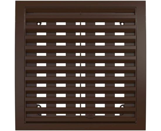 Решетка 1515РРПН наружная ASA вентиляционная регулируемая (150x150 мм; коричневая) ERA 88-036 