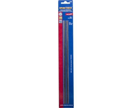 Нож для рейсмуса 2 шт, 306x8х2.0 мм, быстрорежущая сталь для Makita 2012NB ПРАКТИКА 919-853 