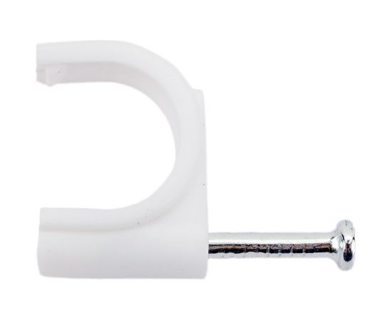 Скоба для кабеля HLT круглая, 12 мм, уп. 100 шт. 4670042796252 