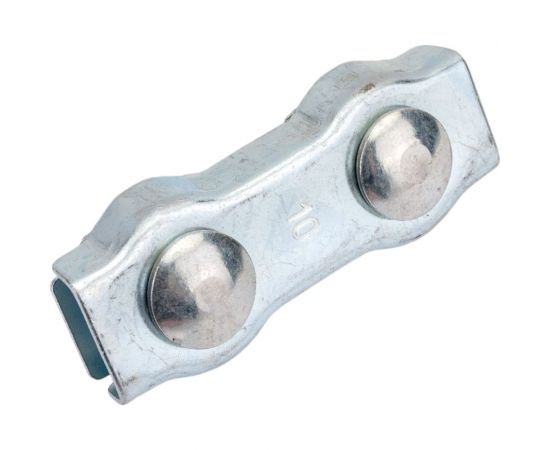 Двойной зажим для стальных канатов STARFIX 10 мм, duplex SM-42877-1 